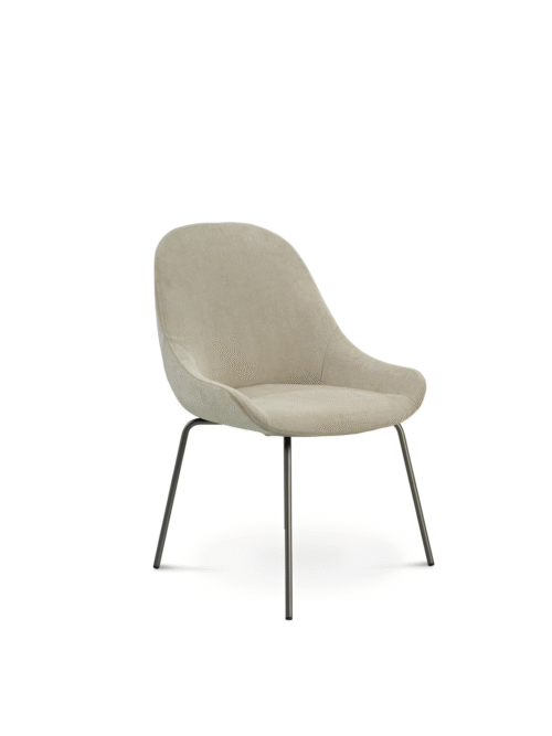 Layla Fabric dining Chair High & Low Arms - Image 2