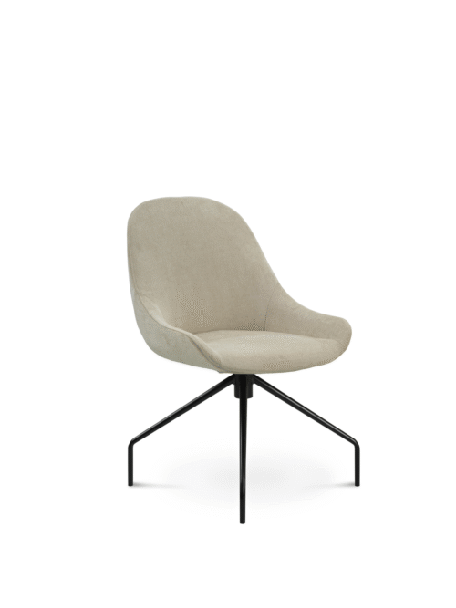 Layla Fabric dining Chair High & Low Arms - Image 3