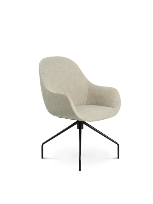 Layla Fabric dining Chair High & Low Arms - Image 9