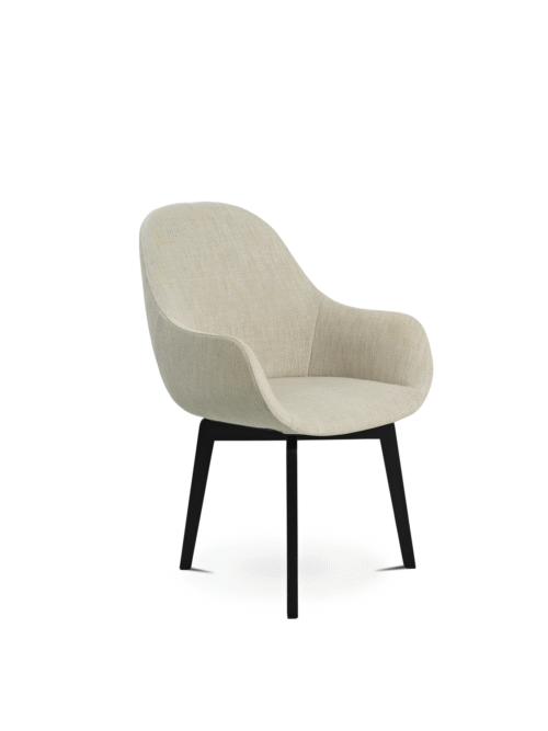 Layla Fabric dining Chair High & Low Arms - Image 12