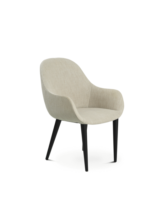 Layla Fabric dining Chair High & Low Arms - Image 11