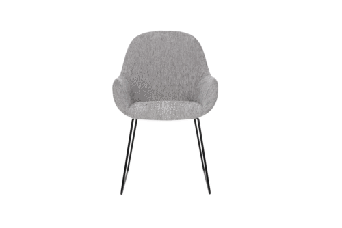 Layla Fabric dining Chair High & Low Arms - Image 6