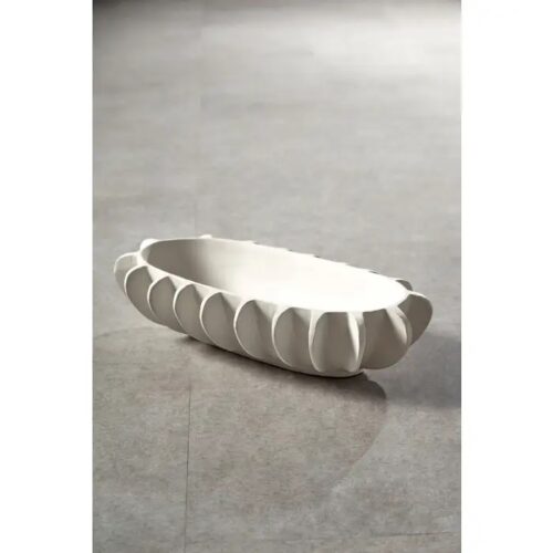 Cream or Black textured bowl - Image 8
