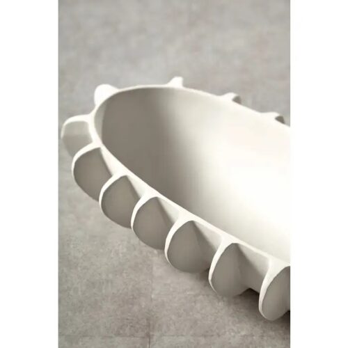 Cream or Black textured bowl - Image 7