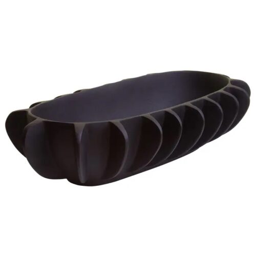 Cream or Black textured bowl - Image 3