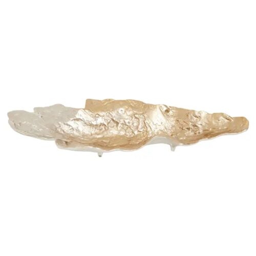 Two Tone Silver & Gold Decrotive Dish - Image 6