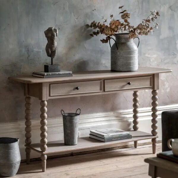 Natural Oak Console - Image 5