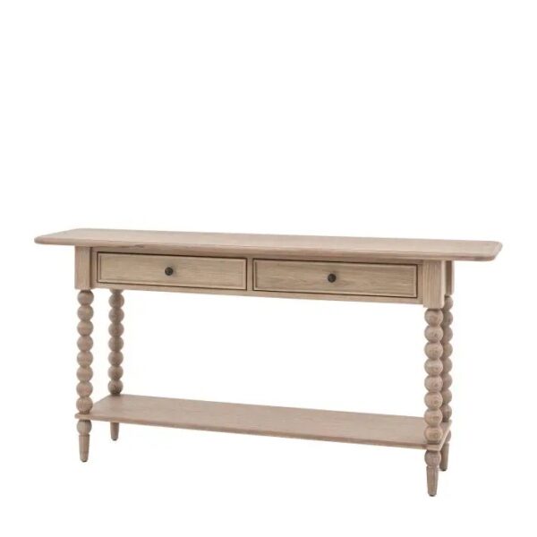 Natural Oak Console - Image 2