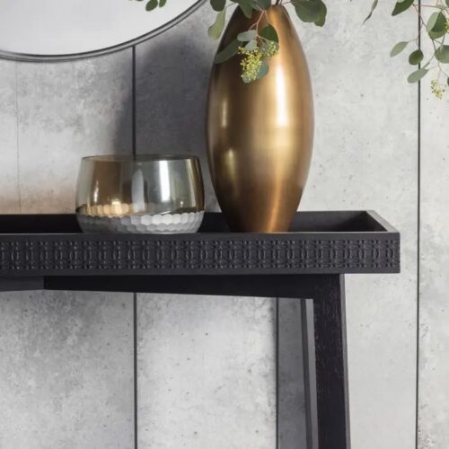 Black Charcoal Wooden Console - Image 2