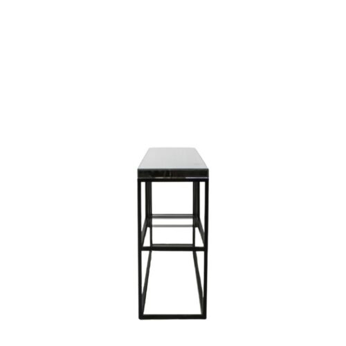 Pip Mirror & Metal Black Console - Image 5