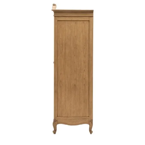 Weathered Finish Mindy Wood 2 Door Wardrobe - French Chic - Image 8