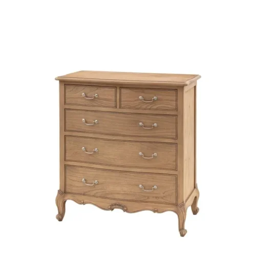 Weathered Finish Mindy Wood Chest Of Drawers - French Chic - Image 6