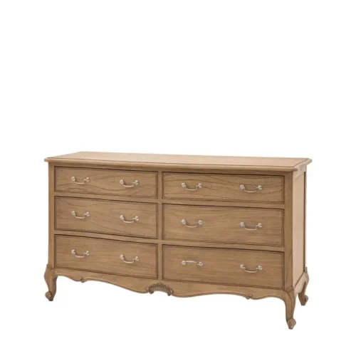 Weathered Finish Mindy Wood Chest Of Drawers - French Chic - Image 12