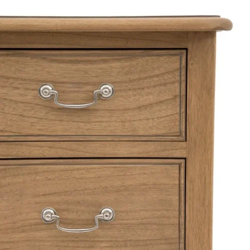 Weathered Finish Mindy Wood Chest Of Drawers - French Chic - Image 11