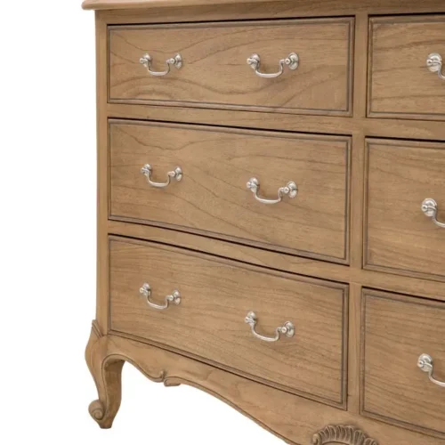 Weathered Finish Mindy Wood Chest Of Drawers - French Chic - Image 10