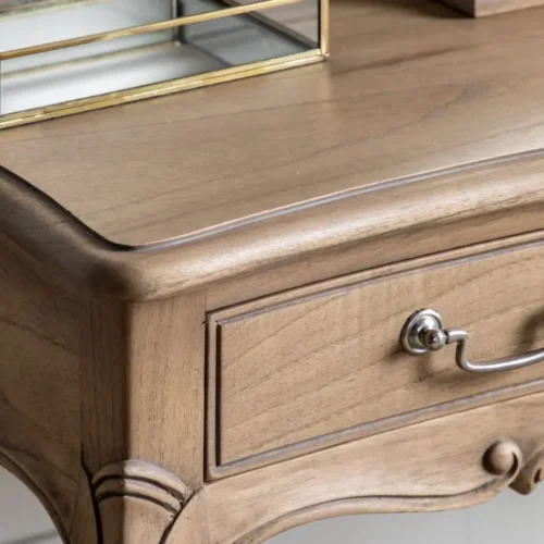 Weathered Finish Mindy Wood Dressing Table - Image 5