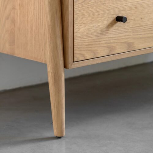 Stylish 3 Drawer Oak Chest - Image 6