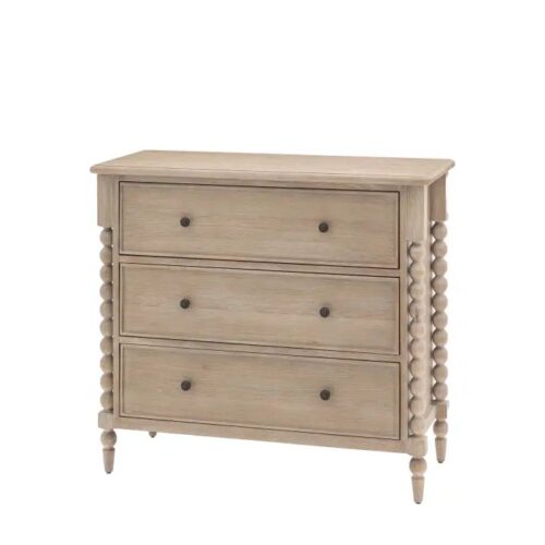 Arti Lime-wash Oak 3 Drawer Chest - Image 5