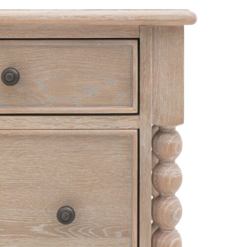 Arti Lime-wash Oak 7 Drawer Chest - Image 5