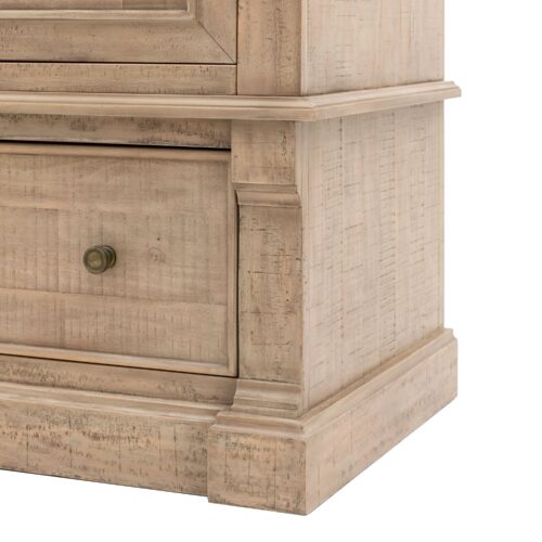 Van 2 Door 1 Drawer Pine Wardrobe - Image 5
