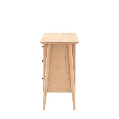 Stylish 3 Drawer Oak Chest - Image 8