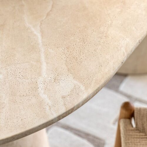 Modern Concrete Oval Dining Table ~ Indoor Or Outdoor Use - Image 5
