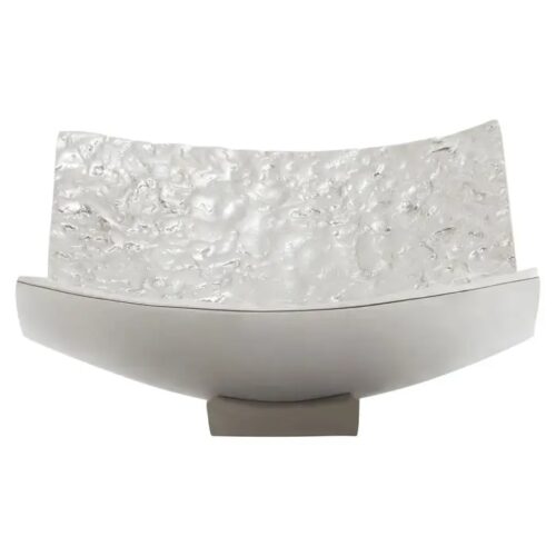 Textured Metal Dish In Gold Or Silver - Image 6