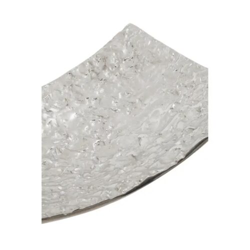 Textured Metal Dish In Gold Or Silver - Image 4