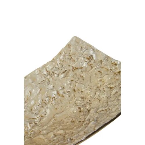 Textured Metal Dish In Gold Or Silver - Image 3