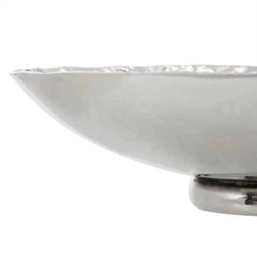 Round Hammered Metal Bowl In Gold Or Silver - Image 5