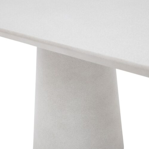 Modern Concrete Oval Dining Table ~ Indoor Or Outdoor Use - Image 9