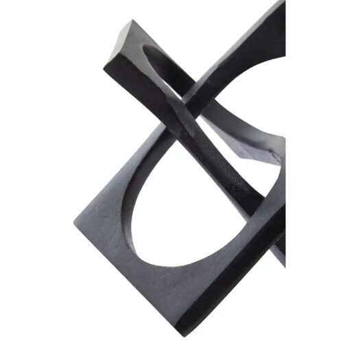 Decorative Sculpture – Modern Metallic Accent Gold Or Black - Image 3