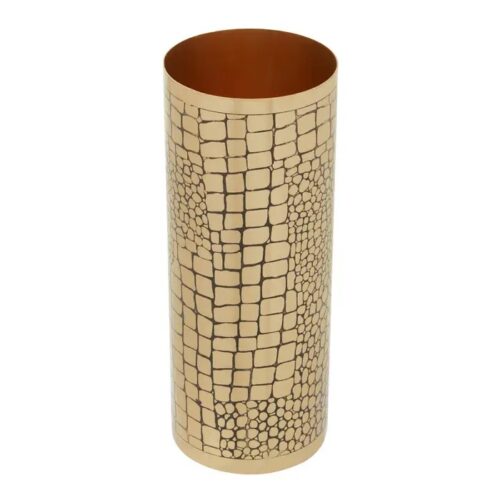 Mek Vase – Gold Croc Pattern - Image 2