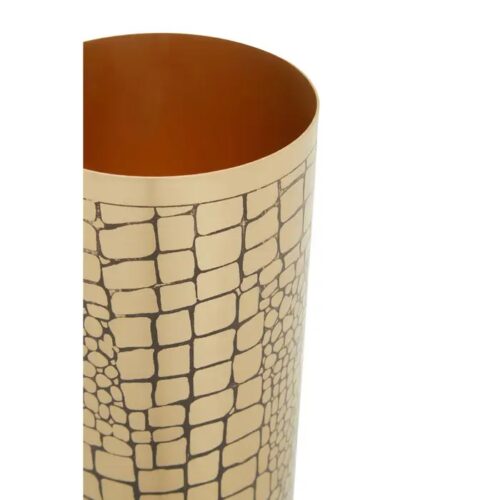 Mek Vase – Gold Croc Pattern - Image 3