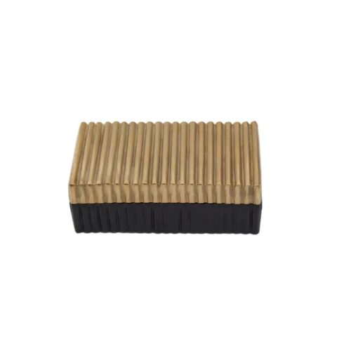 Mali Trinket Box – Elegant Black & Gold Jewellery Storage - Image 4