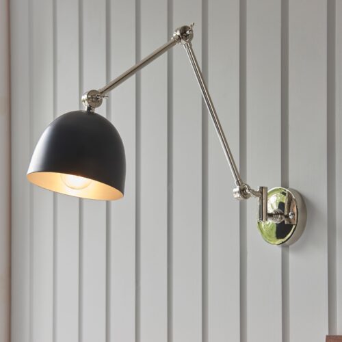 Lee 1 Lamp Wall Light with Matt Black Shade - Image 14