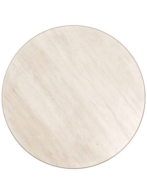 Elegant Tivi White and Gold Round 130 Dining Table - Image 3