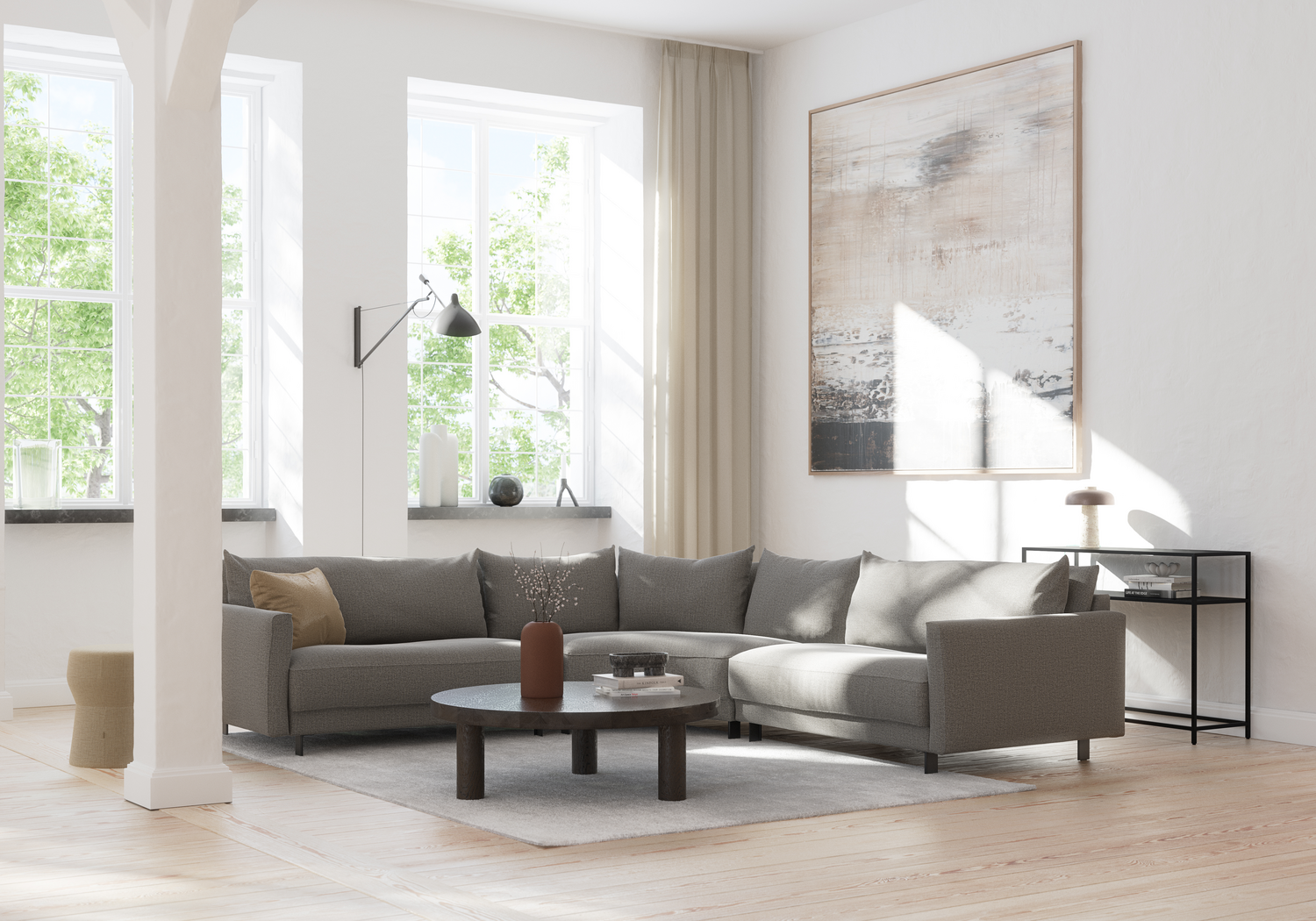 Samba 1.5 Corner-Module round 1.5 Porto_ lifestyle _Original Artwork